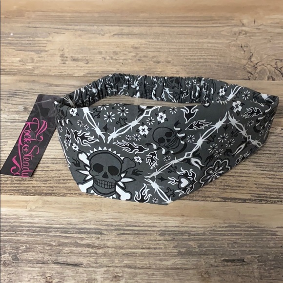 RockSteady Accessories - RockSteady Western Skeleton Head Wrap NWT G6